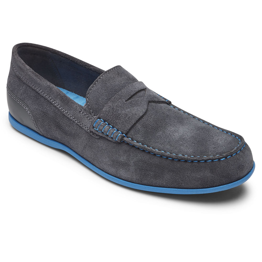 Rockport Slip-On Herr Mörkgrå - Malcom Penny - CUXFA5126